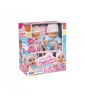 Bambola Bebe Bellissimi Gemelli 20 Cm Con Letto