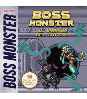 Boss Monster - Il Bunker dei Cattivi: Espansione per Giochi di Carte, 15 MiniBoss e 64 Carte, 2-6 Giocatori, Divertimento Strate