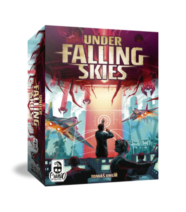 Under Falling Skies - Gioco da Tavolo di Strategia in Solitario | Difendi la tua Città | Piazzamento Dadi | 1 Giocatore, 40 Min