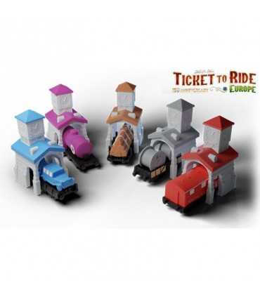 Ticket to Ride: Europa - 15° Anniversario Asmodee | Gioco da Tavolo per 2-5 Giocatori, Divertimento per Famiglie e Collezionist