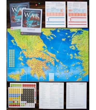 Guerra del Peloponneso - Gioco da Tavolo Strategico per 1-2 Giocatori, 180 min, Mark Herman, Edizione 2019, Antichità, GYF 7.7