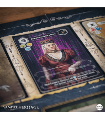 Vampiri: The Masquerade - Heritage (Scatola Nera) - Gioco da Tavolo Horror Strategico per 2-4 Giocatori, 60 Minuti di Gioco