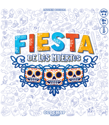Fiesta de los Muertos - Gioco Cooperativo di Deduzione per 4-8 Giocatori, 15 Minuti di Divertimento e Cultura Messicana!