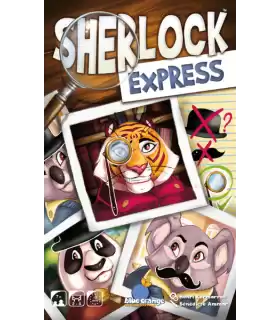 Sherlock Express - Gioco di Deduzione per 2-6 Giocatori, Divertimento in 10 Minuti, Adatto dai 7 Anni - Ghenos Games