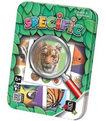 Specific - Gioco Educativo di Ghenos Games per Bambini e Adulti, Divertimento con Animali e Dadi, 2-10 Giocatori