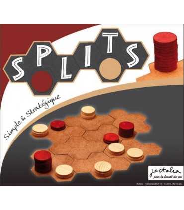 Splits - Gioco da Tavolo Strategico per 2 Giocatori di Francesco Rotta | Divertimento in 5 Minuti | Età 8+
