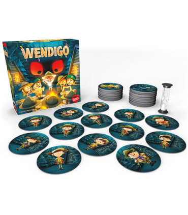 Wendigo - Gioco da Tavolo Cooperativo per Famiglie, Strategia e Memoria, 2-6 Giocatori, 10 Minuti, Età 6+ - Ghenos Games