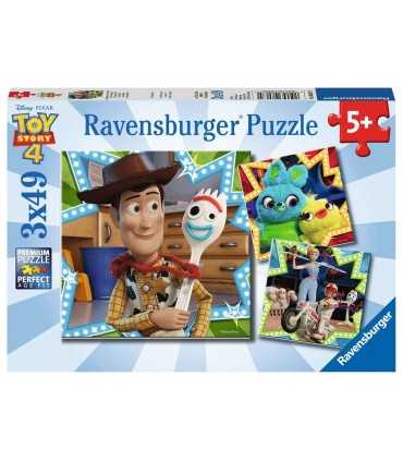 Toy Story 4 - puzzle 3x49 pezzi