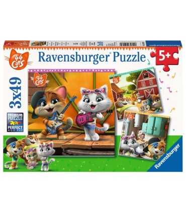 44 Gatti - puzzle 3x49 pezzi
