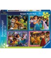 4 Puzzle da 100 Pezzi - Encanto
