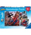 3 Puzzle da 49 Pezzi - Spider-Man