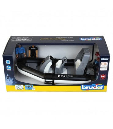  Gommone Polizia con Sommozzatore e Accessori