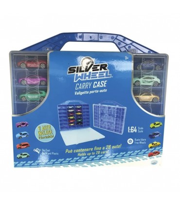 Silver Wheel - Valigetta Cars Case