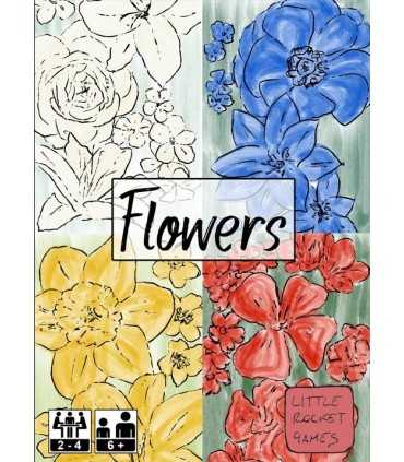 Flowers - Gioco di Carte Strategico per Bambini (2-4 Giocatori, 15 Min) | Divertimento e Competizione per Famiglie
