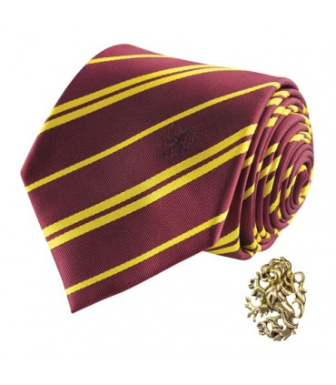 Harry Potter - Cravatta Deluxe con Spilla Grifondoro