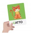Flashcards Alfabeto Tattile e Fonetico Montessori