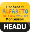 Flashcards Alfabeto Tattile e Fonetico Montessori