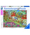 Puzzle da 1000 Pezzi - Case di Fiori e Funghi