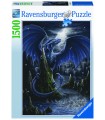 Puzzle da 1500 Pezzi L Oscuro Drago Blu