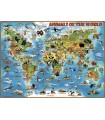 Puzzle da 300 Pezzi XXL - Animali del Mondo