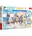 Puzzle da 600 Pezzi - Crazy Shapes: Galloping among the Waves