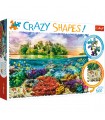 Puzzle da 600 Pezzi - Crazy Shapes: Tropical island