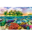 Puzzle da 600 Pezzi - Crazy Shapes: Tropical island