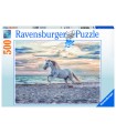 Puzzle da 500 Pezzi Cavallo in Spiaggia