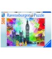 Puzzle da 500 Pezzi - Cartolina di Londra
