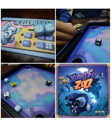 Kung Fu Zoo - Gioco di Destrezza e Abilità per 2-4 Giocatori - Combattimenti tra Animali Esotici - Divertimento in 10 Minuti!