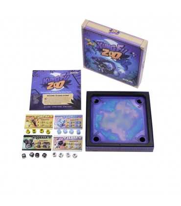 Kung Fu Zoo - Gioco di Destrezza e Abilità per 2-4 Giocatori - Combattimenti tra Animali Esotici - Divertimento in 10 Minuti!