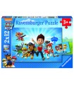 2 Puzzle da 12 Pezzi - Paw Patrol