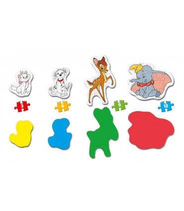 4 Puzzle in 1 - My First Puzzle: Animal Friends