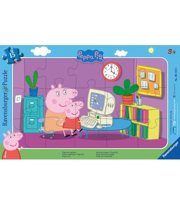 Puzzle da 15 Pezzi - Peppa Pig