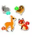 4 Puzzle in 1 - My First Puzzle: Forest Animals