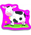 4 Puzzle in 1 Sagomato - Baby Classic: Animali della Fattoria