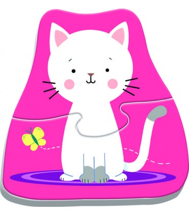 4 Puzzle in 1 Sagomato - Baby Classic: Animali