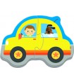 4 Puzzle in 1 Sagomato - Baby Classic: Trasporti