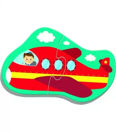 4 Puzzle in 1 Sagomato - Baby Classic: Trasporti