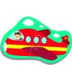 4 Puzzle in 1 Sagomato - Baby Classic: Trasporti