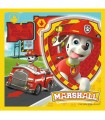 3 Puzzle in 1 Paw Patrol Marshall Rubble e Chase