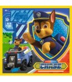 3 Puzzle in 1 Paw Patrol Marshall Rubble e Chase