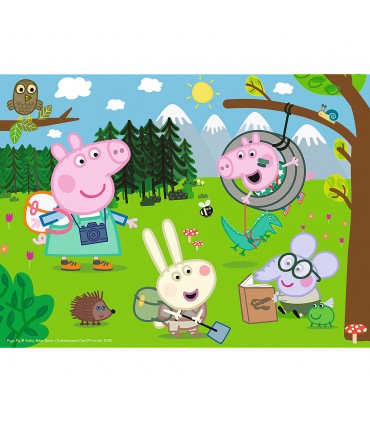 Puzzle da 30 Pezzi - Peppa Pig: Escursione nella Foresta