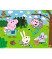 Puzzle da 30 Pezzi - Peppa Pig: Escursione nella Foresta
