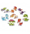 8 Puzzle in 1 - Puzzlika: Simpatici Dinosauri