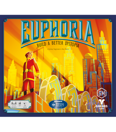 Euphoria: Build a Better Distopia - Gioco di Collocamento Lavoratori per 2-6 Giocatori, Strategia e Sacrificio, 60 Minuti