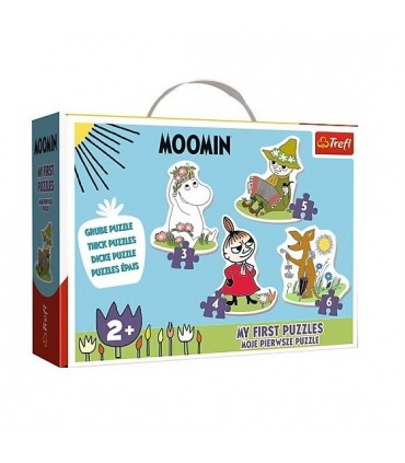 4 Puzzle in 1 Sagomato - Baby Puzzle: Happy Moomins