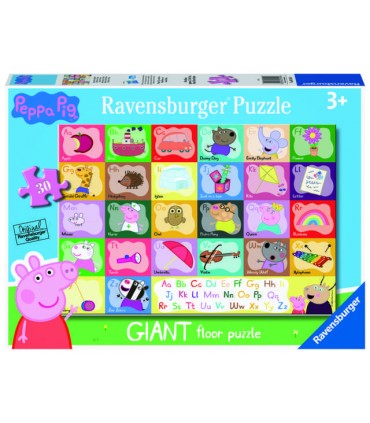 Puzzle da 30 Pezzi - Gigante da Pavimento: Peppa Pig Alphabet