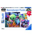 3 Puzzle da 49 Pezzi - The Mandalorian: Baby Yoda