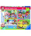 4 Puzzle da 42 Pezzi - Cocomelon